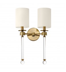 Lucent 2-Light Wall Sconce-(16108WTCLHR)-Maxim Lucent 2-Light Wall Sconce-(16108WTCLHR)-Maxim
