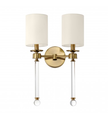  Lucent 2-Light Wall Sconce-(16108WTCLHR)-Maxim