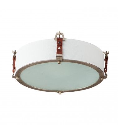  Sausalito 3-Light Flush Mount-(16130FTWZBSD)-Maxim