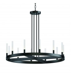 Ovation 12-Light LED Chandelier-(16164CRBK)-Maxim  Ovation 12-Light LED Chandelier-(16164CRBK)-Maxim