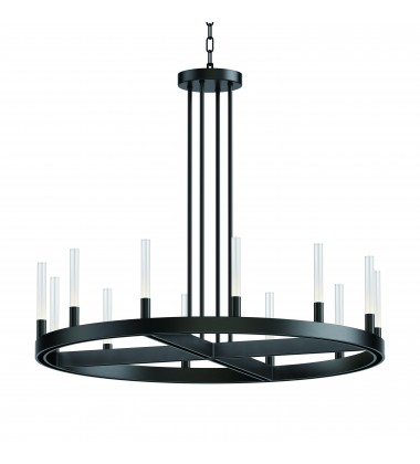 Ovation 12-Light LED Chandelier-(16164CRBK)-Maxim  Ovation 12-Light LED Chandelier-(16164CRBK)-Maxim