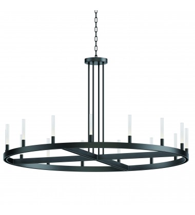 Ovation 15-Light LED Chandelier-(16168CRBK)-Maxim  Ovation 15-Light LED Chandelier-(16168CRBK)-Maxim