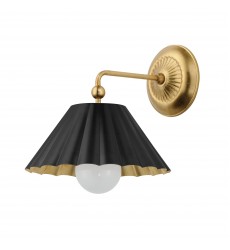  Primrose 1-Light Wall Sconce-(18051BKGL)-Maxim