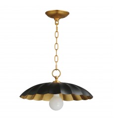  Primrose 1-Light Pendant-(18055BKGL)-Maxim