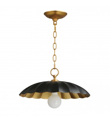  Primrose 1-Light Pendant-(18055BKGL)-Maxim