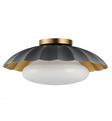  Primrose 1-Light Flush Mount-(18059DGGL)-Maxim