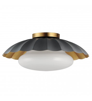  Primrose 1-Light Flush Mount-(18059DGGL)-Maxim