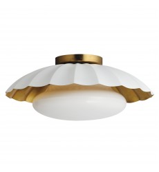  Primrose 1-Light Flush Mount-(18059MWGL)-Maxim