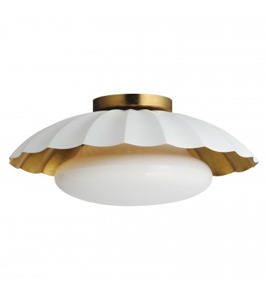  Primrose 1-Light Flush Mount-(18059MWGL)-Maxim