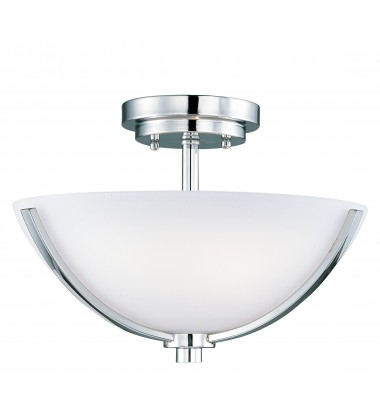  Rocco 3-Light Semi-Flush Mount-(20021SWPC)-Maxim