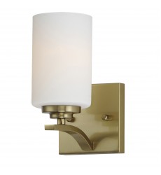  Deven 1-Light Wall Sconce-(20030SWSBR)-Maxim
