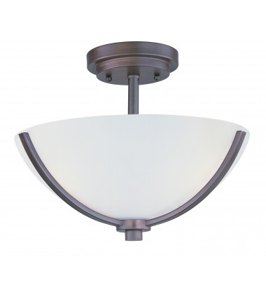  Deven 3-Light Semi-Flush Mount-(20031SWOI)-Maxim