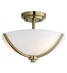  Deven 3-Light Semi-Flush Mount-(20031SWSBR)-Maxim