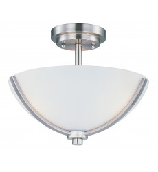  Deven 3-Light Semi-Flush Mount-(20031SWSN)-Maxim