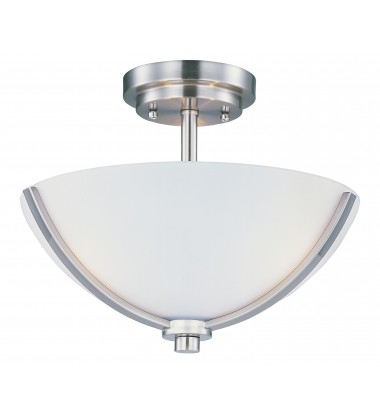  Deven 3-Light Semi-Flush Mount-(20031SWSN)-Maxim