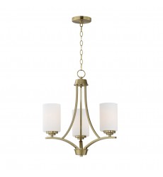  Deven 3-Light Chandelier-(20033SWSBR)-Maxim