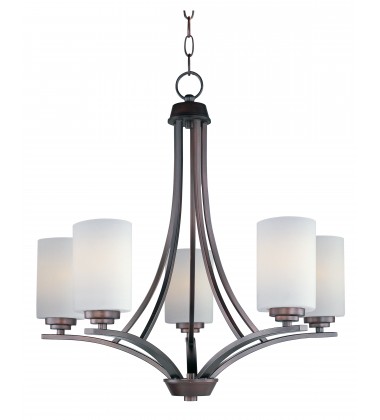 Deven 5-Light Chandelier-(20035SWOI)-Maxim Deven 5-Light Chandelier-(20035SWOI)-Maxim