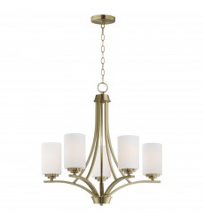 Deven 5-Light Chandelier-(20035SWSBR)-Maxim Deven 5-Light Chandelier-(20035SWSBR)-Maxim