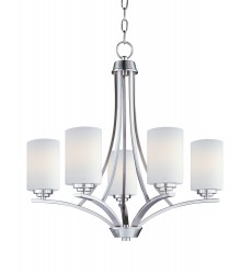 Deven 5-Light Chandelier-(20035SWSN)-Maxim Deven 5-Light Chandelier-(20035SWSN)-Maxim