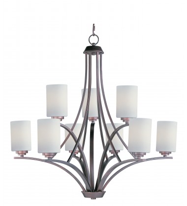  Deven 9-Light Chandelier-(20036SWOI)-Maxim
