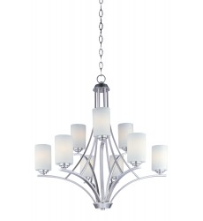 Deven 9-Light Chandelier-(20036SWSN)-Maxim Deven 9-Light Chandelier-(20036SWSN)-Maxim