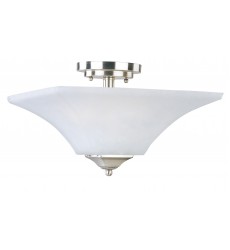  Aurora 2-Light Semi-Flush Mount-(20091FTSN)-Maxim