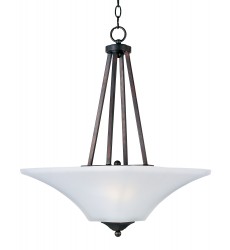  Aurora 2-Light Invert Bowl Pendant-(20093FTOI)-Maxim