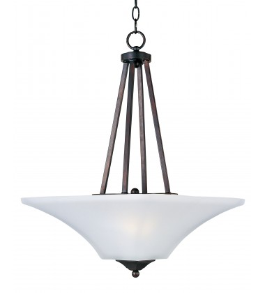  Aurora 2-Light Invert Bowl Pendant-(20093FTOI)-Maxim