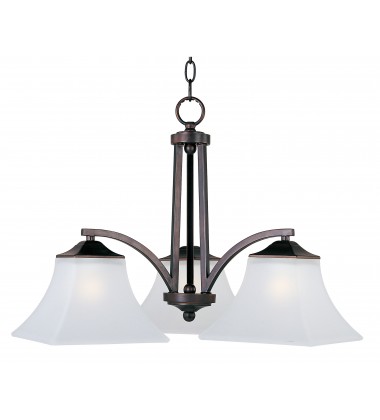 Aurora 3-Light Chandelier-(20094FTOI)-Maxim  Aurora 3-Light Chandelier-(20094FTOI)-Maxim