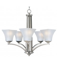 Aurora 5-Light Chandelier-(20095FTSN)-Maxim  Aurora 5-Light Chandelier-(20095FTSN)-Maxim