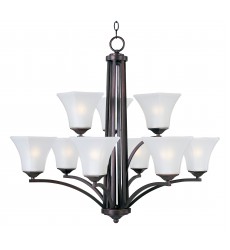 Aurora 9-Light Chandelier-(20096FTOI)-Maxim  Aurora 9-Light Chandelier-(20096FTOI)-Maxim