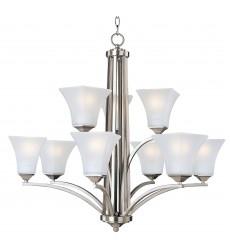 Aurora 9-Light Chandelier-(20096FTSN)-Maxim  Aurora 9-Light Chandelier-(20096FTSN)-Maxim