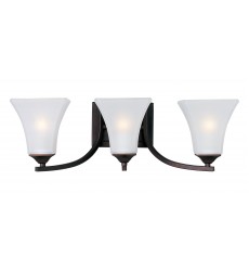 Aurora 3-Light Bath Vanity-(20100FTOI)-Maxim  Aurora 3-Light Bath Vanity-(20100FTOI)-Maxim