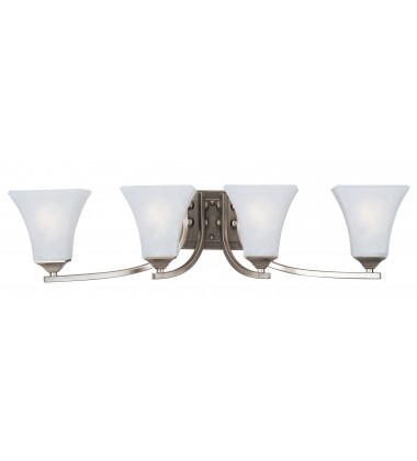 Aurora 4-Light Bath Vanity-(20101FTSN)-Maxim  Aurora 4-Light Bath Vanity-(20101FTSN)-Maxim