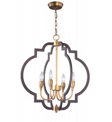  Crest 4-Light Chandelier-(20293OIAB)-Maxim