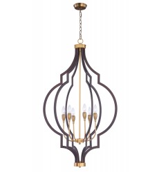  Crest 6-Light Chandelier-(20296OIAB)-Maxim