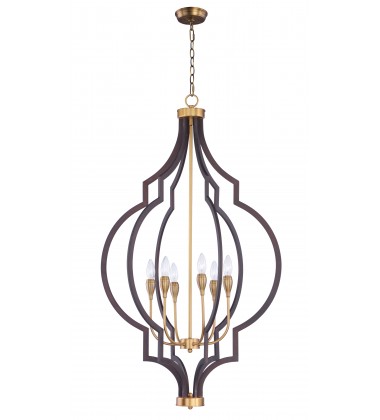  Crest 6-Light Chandelier-(20296OIAB)-Maxim