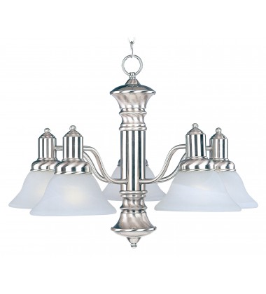  Newburg 5-Light Chandelier-(20325MRSN)-Maxim
