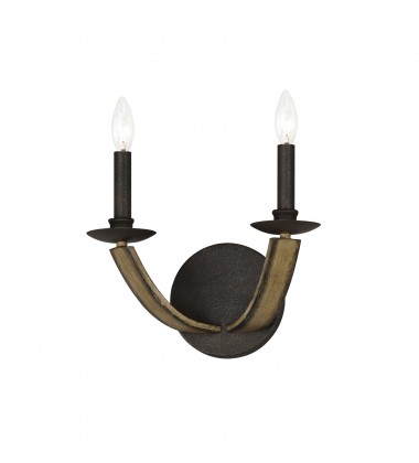  Basque 2-Light Wall Sconce-(20341DWAR)-Maxim