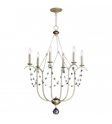  Formosa 6-Light Chandelier-(20486ECVG)-Maxim