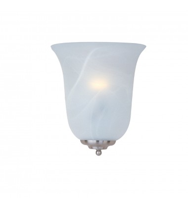  Essentials 1-Light Wall Sconce-(20581MRSN)-Maxim