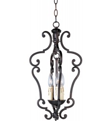 Richmond 3-Light Entry Foyer Pendant-(20742CU)-Maxim  Richmond 3-Light Entry Foyer Pendant-(20742CU)-Maxim