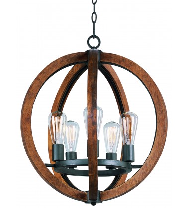  Bodega Bay 5-Light Chandelier-(20917APAR)-Maxim