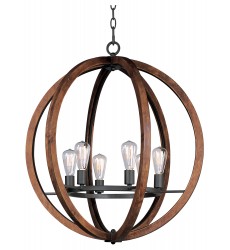 Bodega Bay 6-Light Chandelier-(20918APAR)-Maxim  Bodega Bay 6-Light Chandelier-(20918APAR)-Maxim