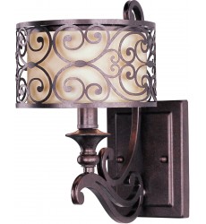  Mondrian 1-Light Wall Sconce-(21152WHUB)-Maxim