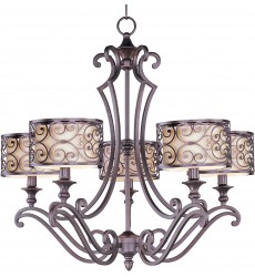  Mondrian 5-Light Chandelier-(21155WHUB)-Maxim