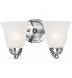 Basix 2-Light Bath Vanity-(2121FTPC)-Maxim  Basix 2-Light Bath Vanity-(2121FTPC)-Maxim