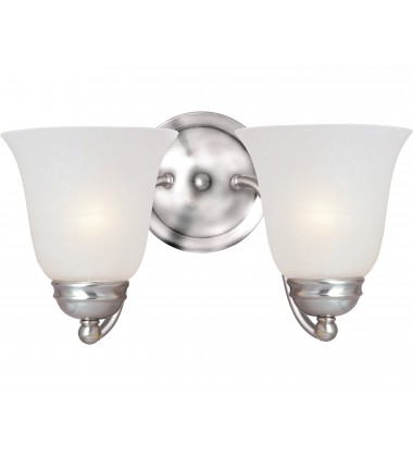 Basix 2-Light Bath Vanity-(2121FTSN)-Maxim  Basix 2-Light Bath Vanity-(2121FTSN)-Maxim