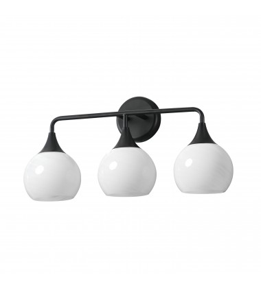 Neve 3-Light Bath Vanity-(21223MRBK)-Maxim  Neve 3-Light Bath Vanity-(21223MRBK)-Maxim