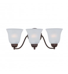 Basix 3-Light Bath Vanity-(2122FTOI)-Maxim  Basix 3-Light Bath Vanity-(2122FTOI)-Maxim